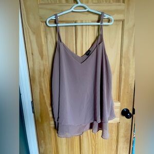 Torrid double layered tank size 5 mauve